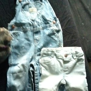 18 months Oshkosh overalls bundle